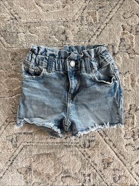 Gap Girls 3T Light Blue Denim Frayed Hem Shorts